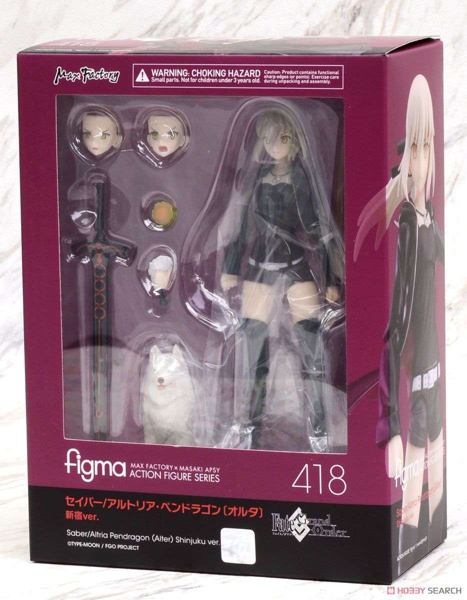 Figma 418: Saber/Altria Pendragon (Alter) Shinjuku ver. (Fate/Grand Order)