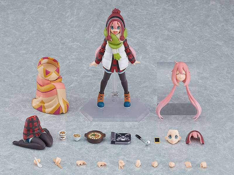 Figma 519DX: Figma Nadeshiko Kagamihara DX (Laid-Back Camp)