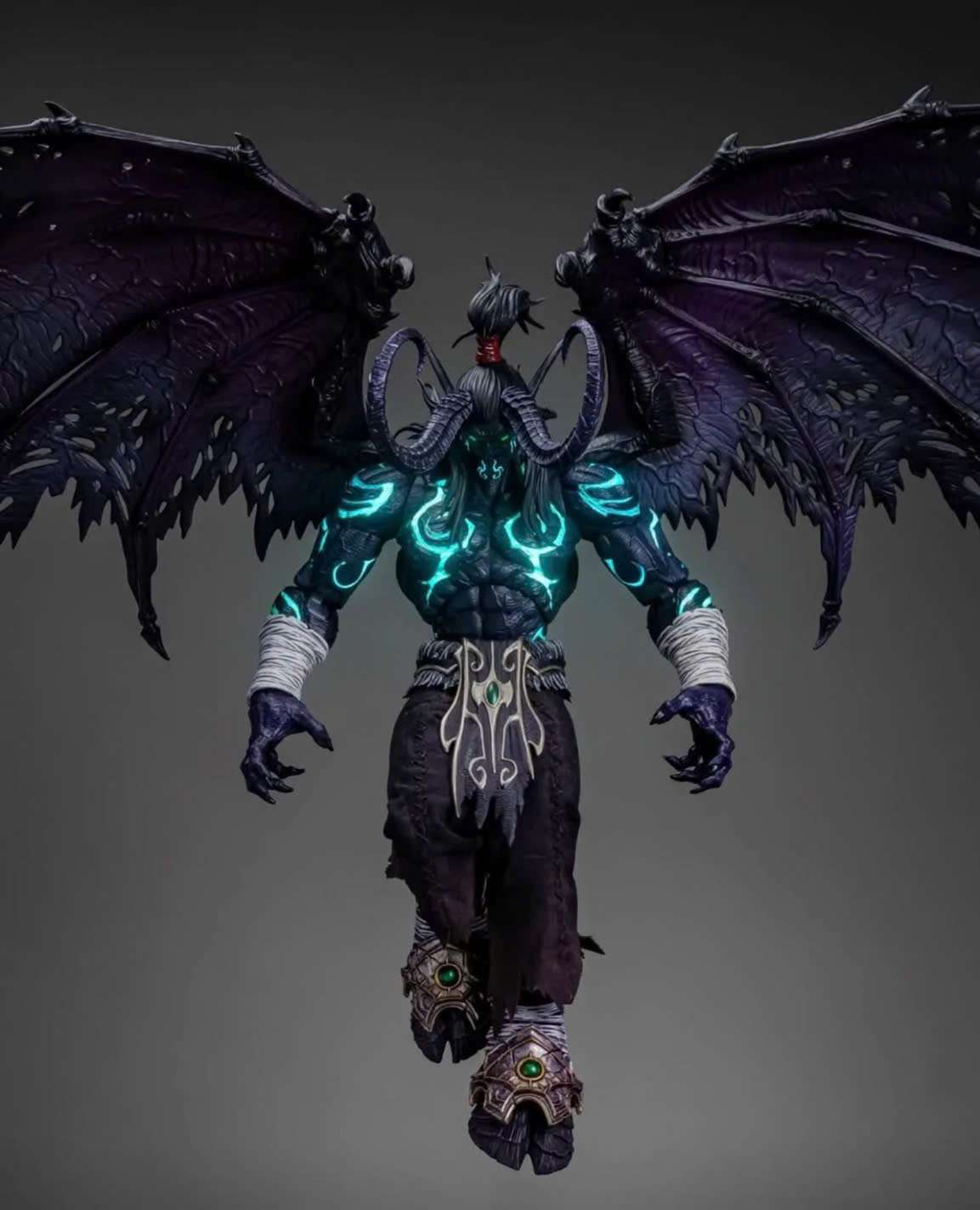 Hero Toys: Illidan Stormrage - Demon Hunter black ver. (World of Warcraft)