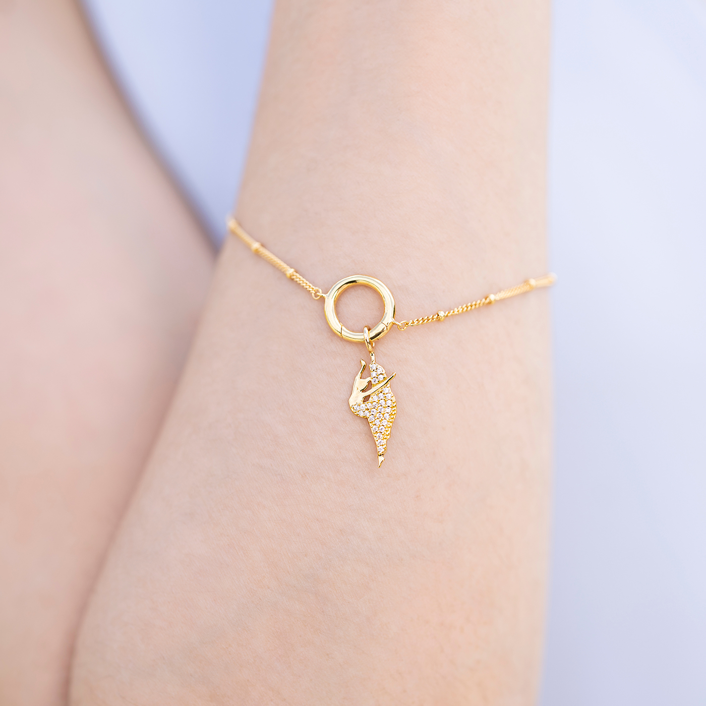Charm Nữ Vũ Công Rạng Rỡ - Vàng