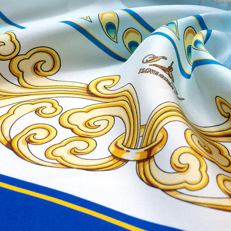 Khăn lụa dài Phụng Tiên Trên Thế Giới Sapphire