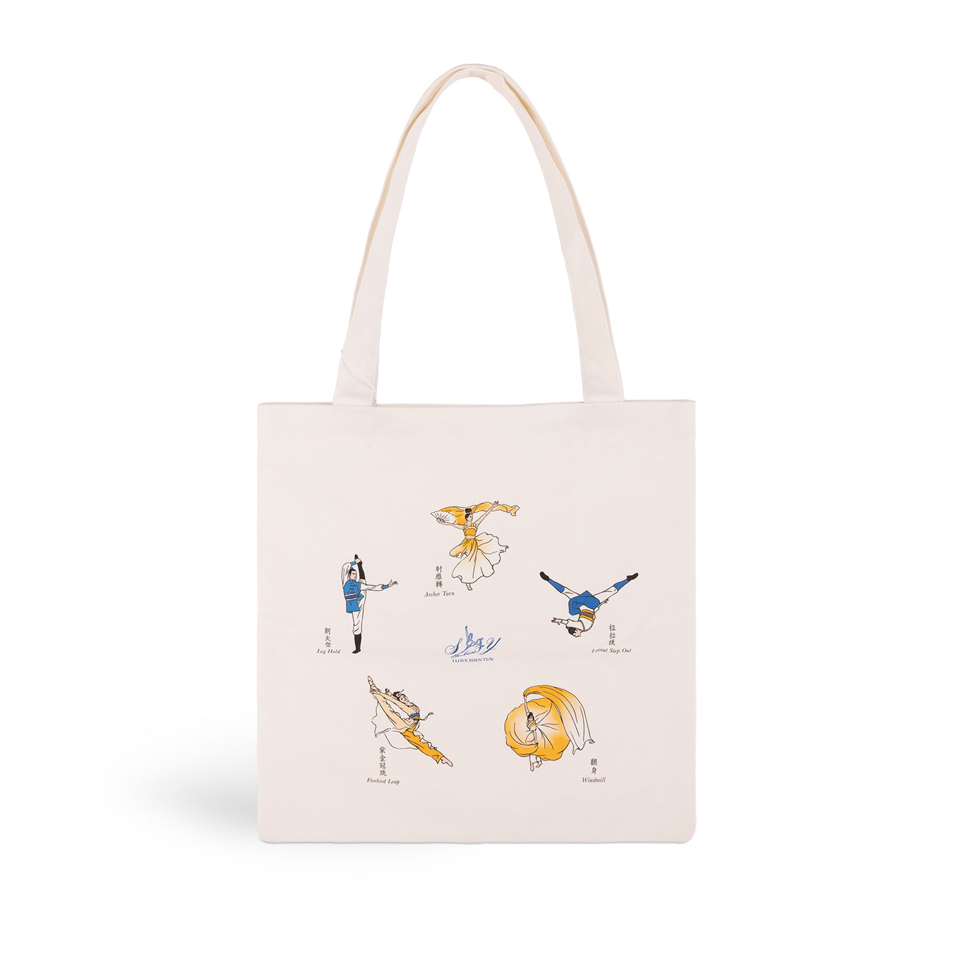 Túi vải canvas Múa cổ điển Trung Hoa