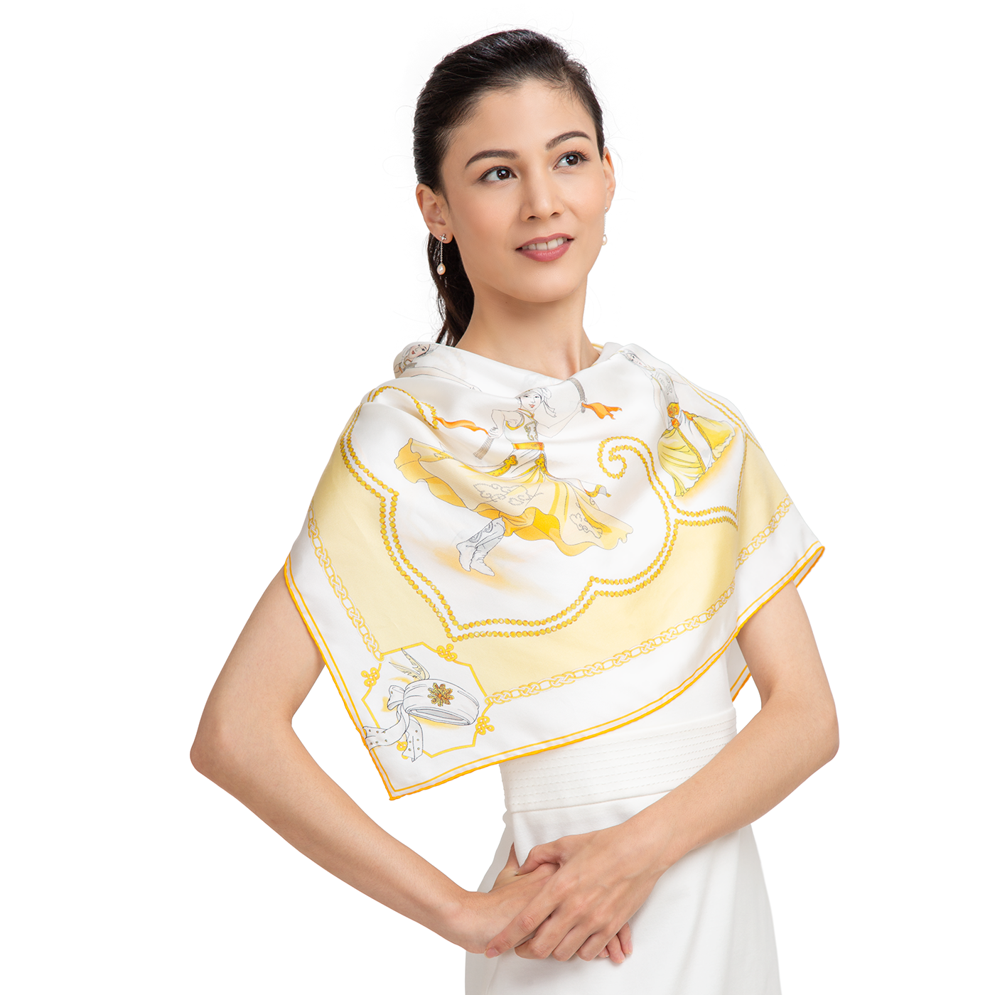 Khăn lụa Bó Đũa Mông Cổ