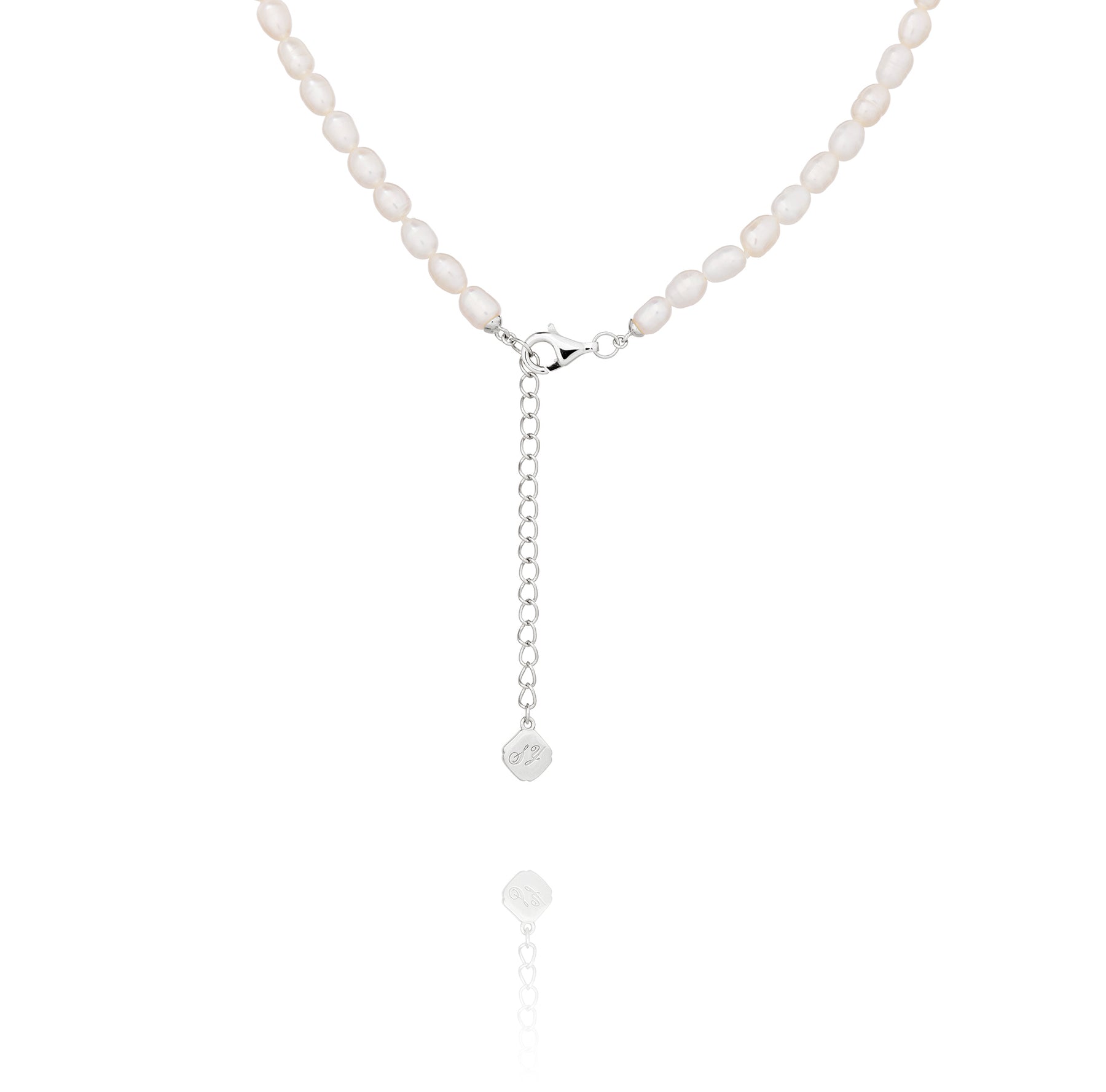 Dây chuyền ngọc trai - Màu bạc (Pearl Charm Clasp)