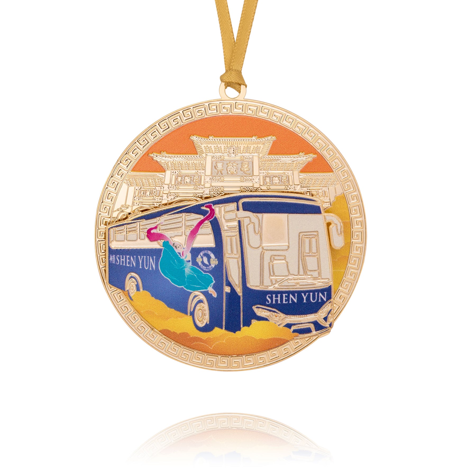Vật treo trang trí Xe Bus Tour Shen Yun - Hình 3D
