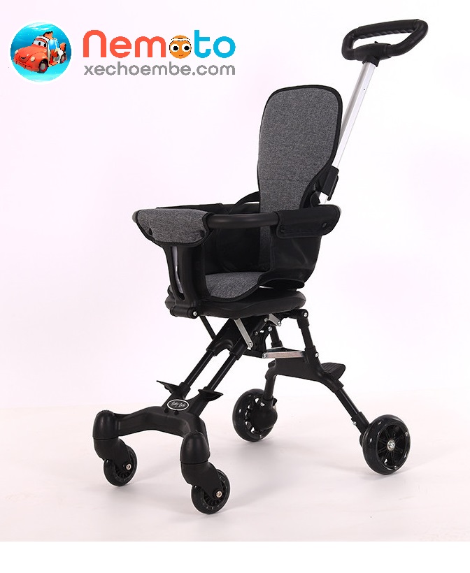 XE ĐẨY DU LỊCH GHẾ NỆM - GẤP GỌN CHO BÉ XD918