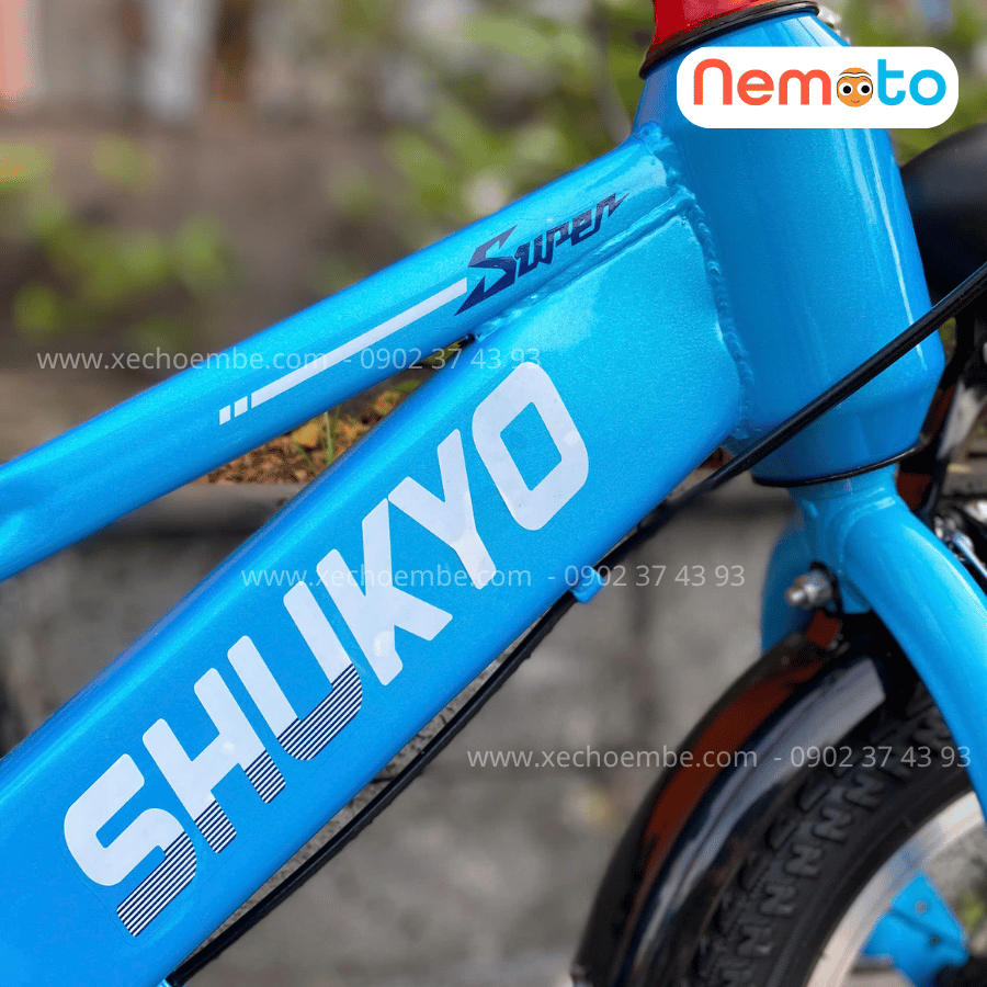 Xe Đạp Trẻ Em Shukyo K005 12, 14, 16 Inch Có Bánh Phụ
