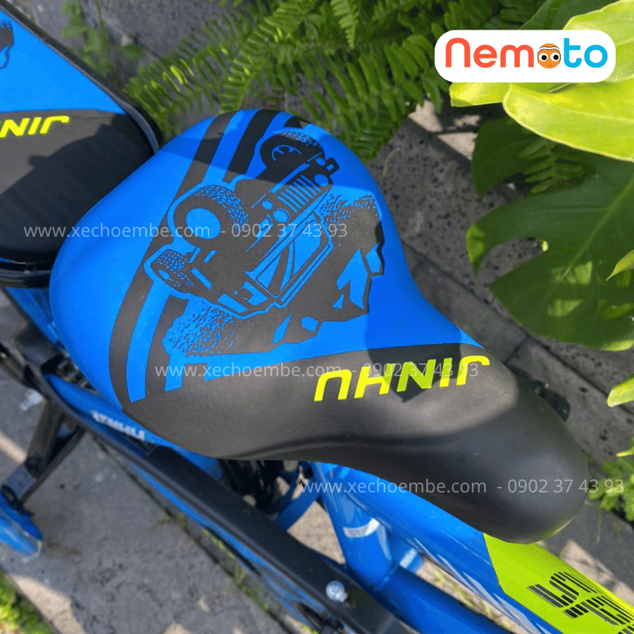 Xe Đạp Bé Trai Jin 12, 16 Inch Có Giỏ Và Bánh Phụ