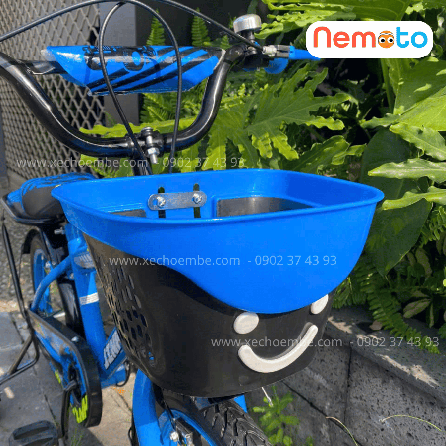 Xe Đạp Bé Trai Jin 12, 16 Inch Có Giỏ Và Bánh Phụ