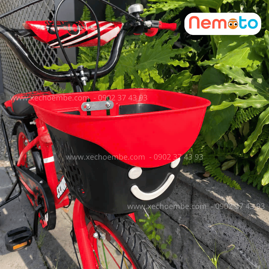 Xe Đạp Bé Trai Jin 12, 16 Inch Có Giỏ Và Bánh Phụ