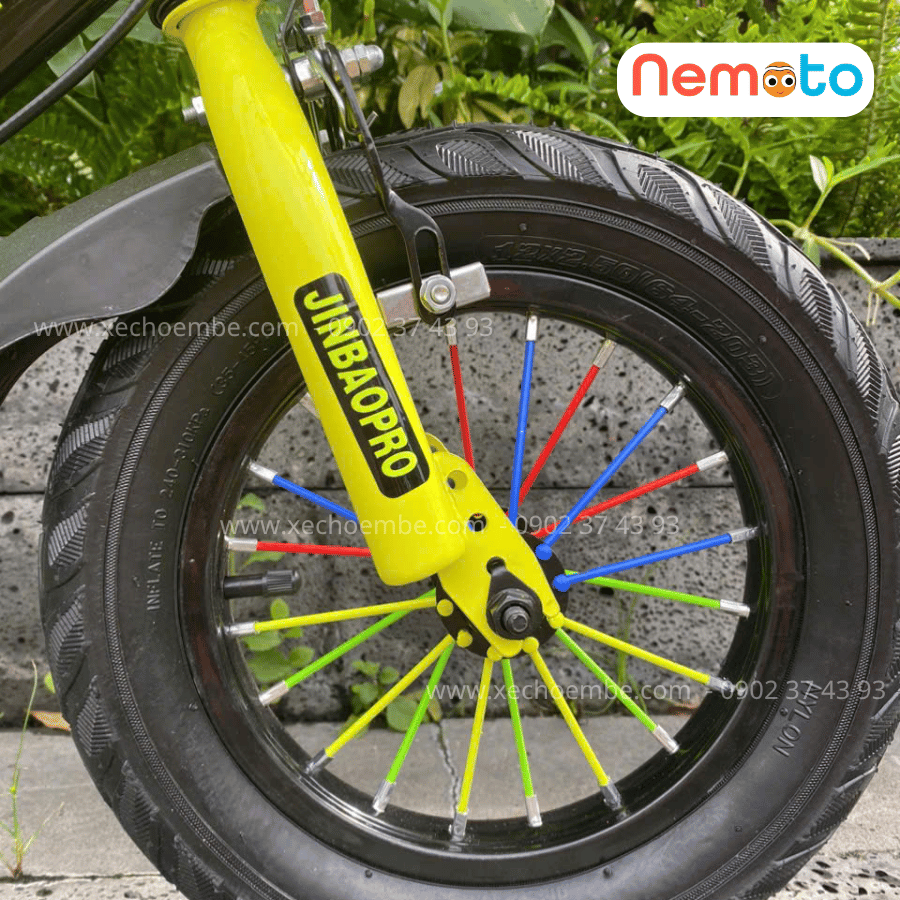 Xe Đạp Trẻ Em Thể Thao 12, 14, 16 Inch Tặng Cờ, Bình Nước, Nón Bảo Hộ