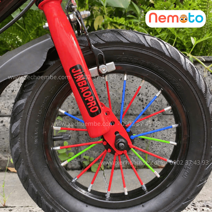 Xe Đạp Trẻ Em Thể Thao 12, 14, 16 Inch Tặng Cờ, Bình Nước, Nón Bảo Hộ