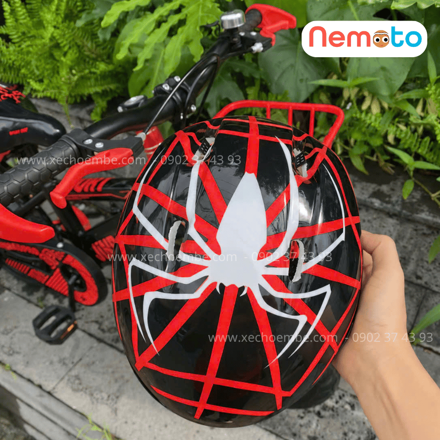 Xe Đạp Trẻ Em Thể Thao 12, 14, 16 Inch Tặng Cờ, Bình Nước, Nón Bảo Hộ
