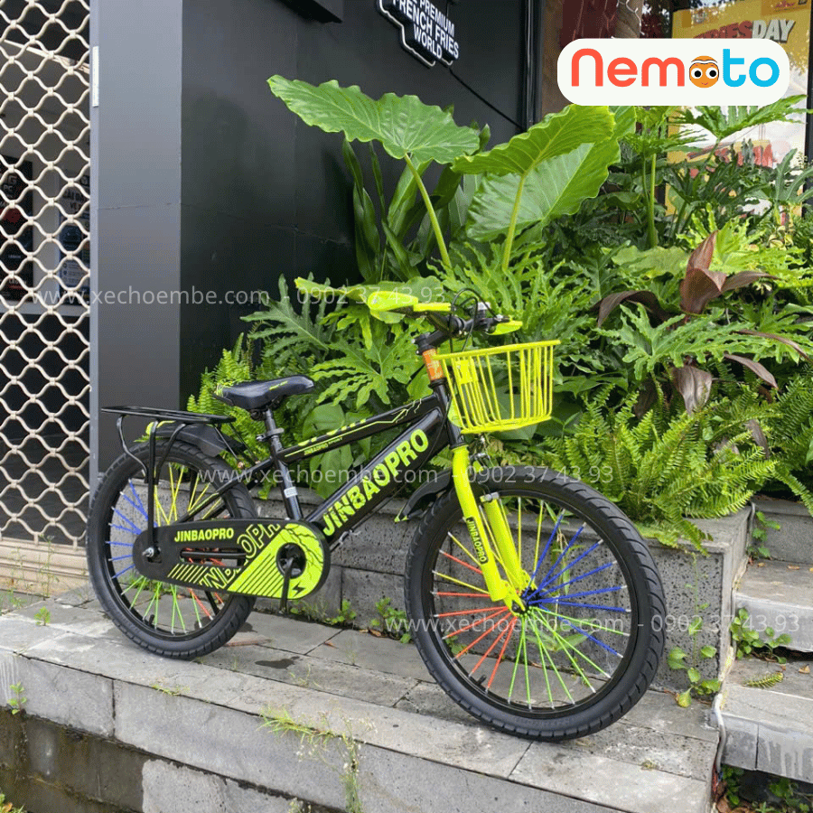 Xe Đạp Trẻ Em Thể Thao 18-20 Inch Có Giỏ, Baga Sau