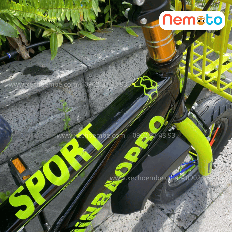 Xe Đạp Trẻ Em Thể Thao 18-20 Inch Có Giỏ, Baga Sau
