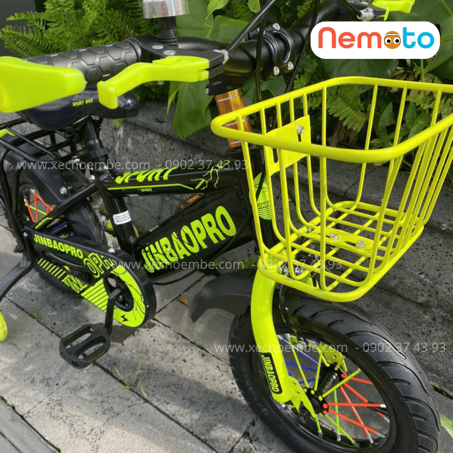 Xe Đạp Trẻ Em Thể Thao 18-20 Inch Có Giỏ, Baga Sau