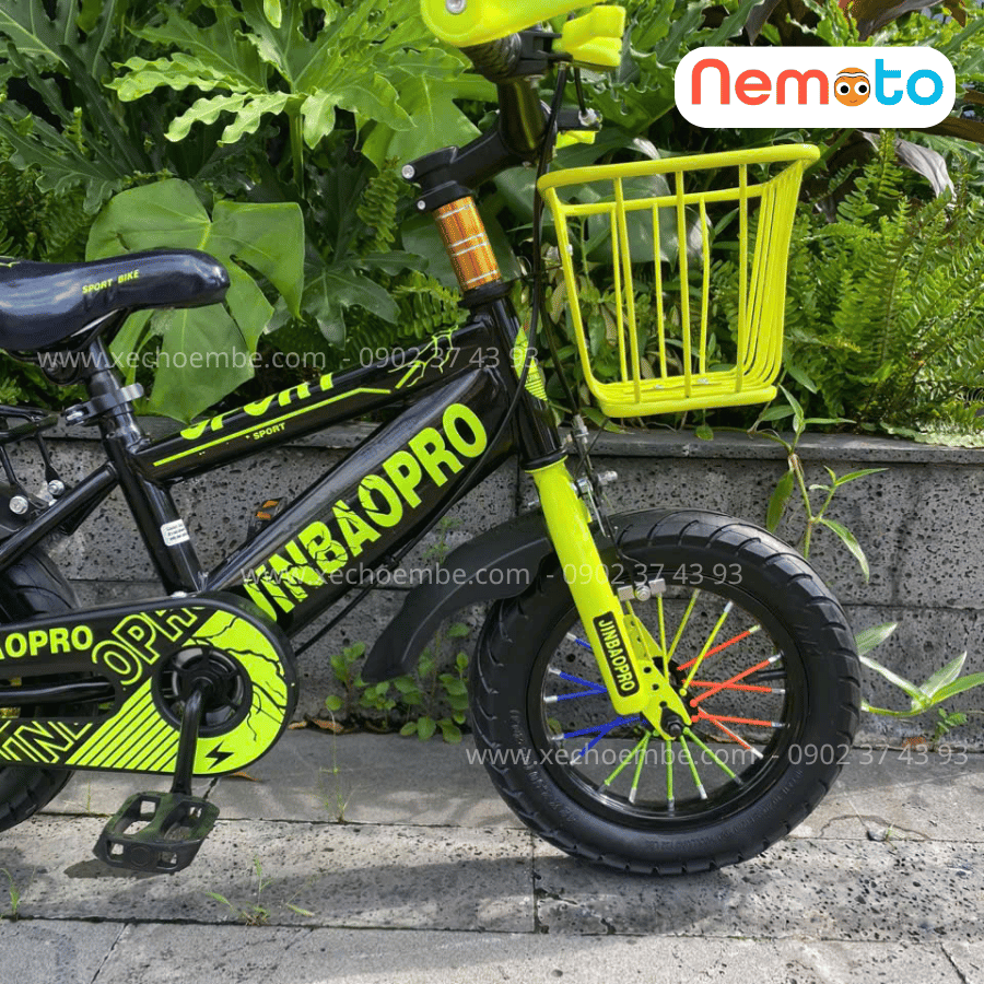 Xe Đạp Trẻ Em Thể Thao 18-20 Inch Có Giỏ, Baga Sau