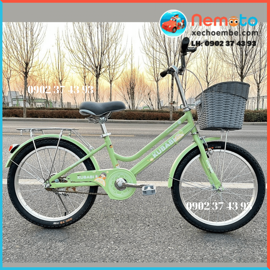 Xe Đạp Nữ KUBABY 2 Gióng Chắc Chắn Size 20inch - Mã KUBABY 20
