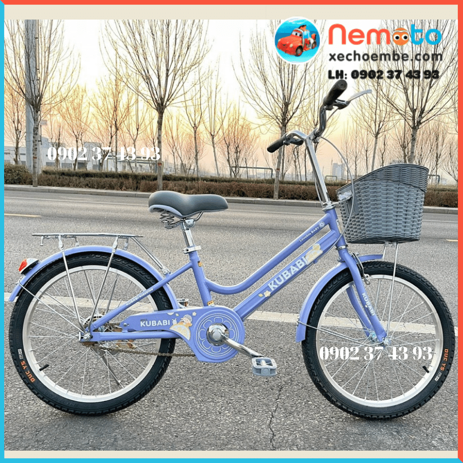 Xe Đạp Nữ KUBABY 2 Gióng Chắc Chắn Size 20inch - Mã KUBABY 20