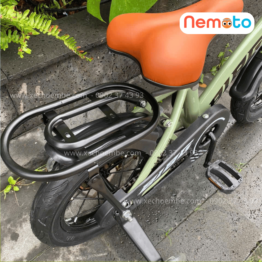 Xe Đạp Trẻ Em BIBG 12 Và 16 Inch Có Giỏ, Bánh Phụ