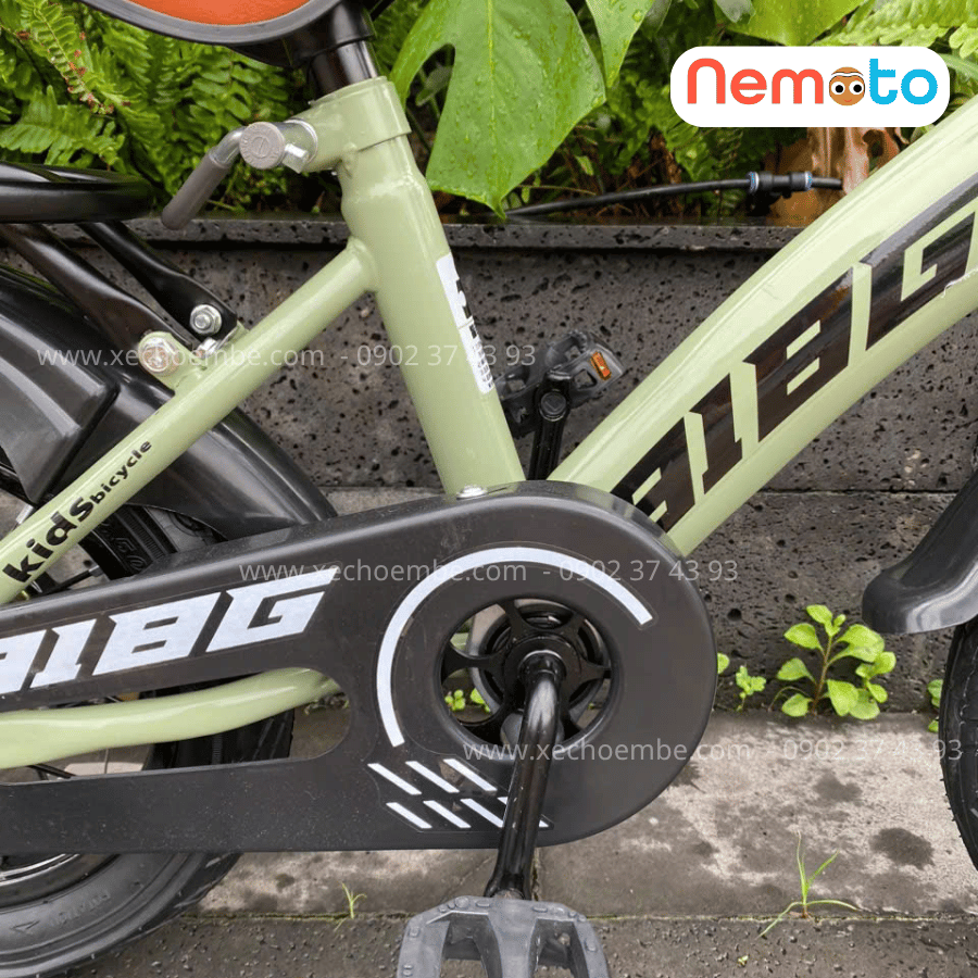 Xe Đạp Trẻ Em BIBG 12 Và 16 Inch Có Giỏ, Bánh Phụ