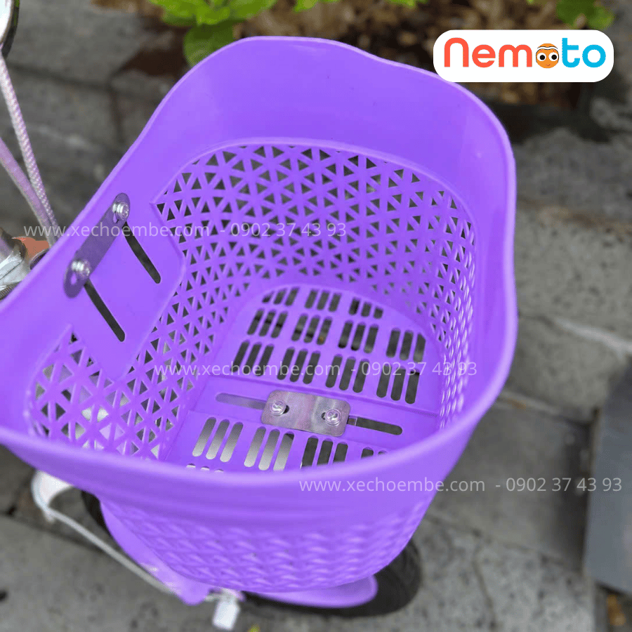 Xe Đạp Bé Gái Jin 12, 14, 16 Inch Có Giỏ Và Bánh Phụ