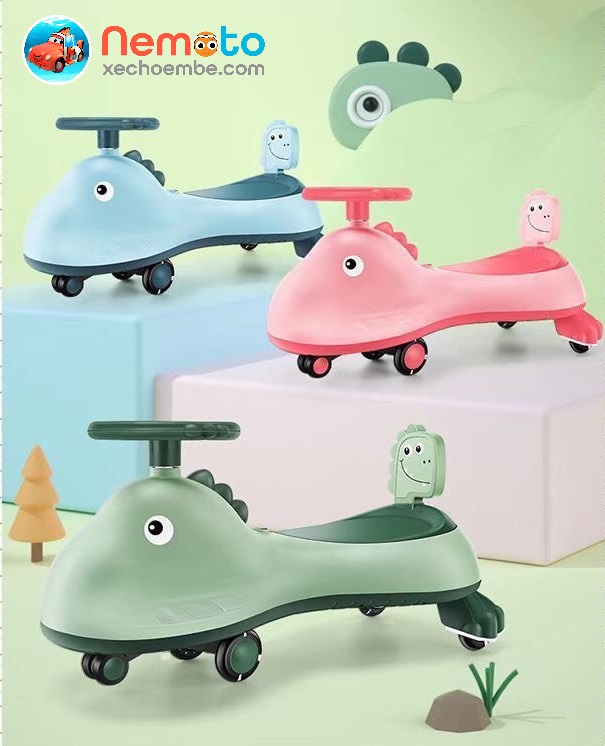 XE LẮC - CHÒI CHÂN KHỦNG LONG CHO BÉ 1-5 TUỔI
