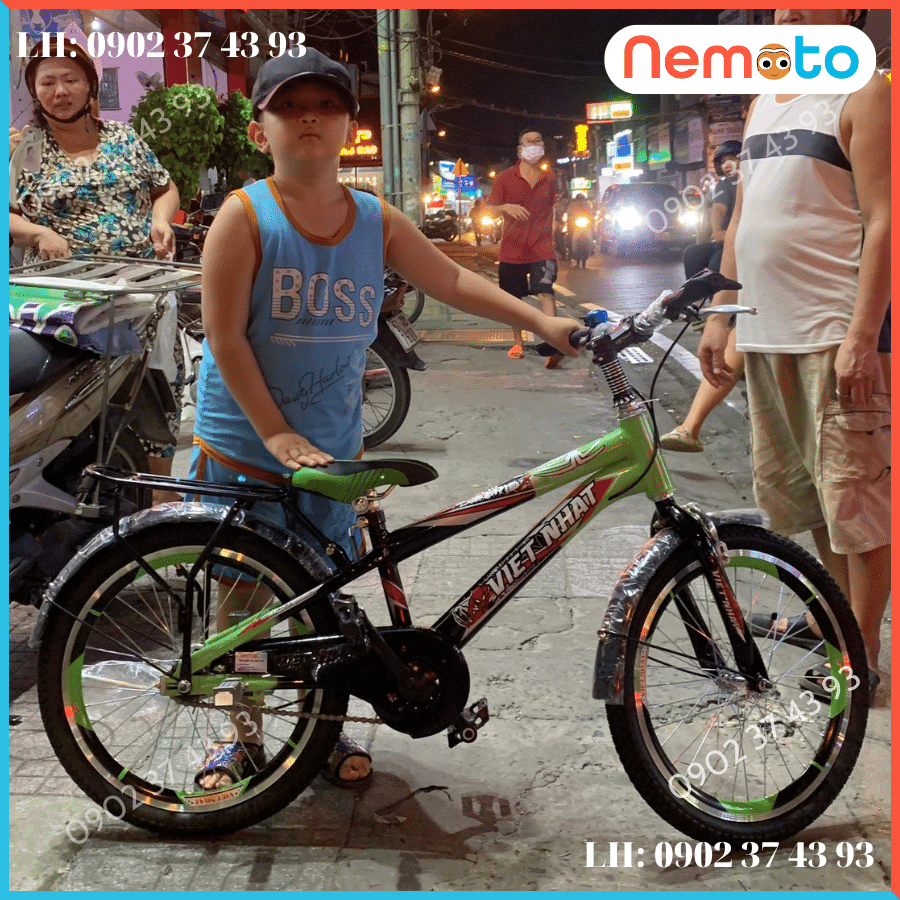 Xe Đạp Nam Việt Nhật Hàng Việt Nam Có Baga Size 24inch - Mã VN-NEW
