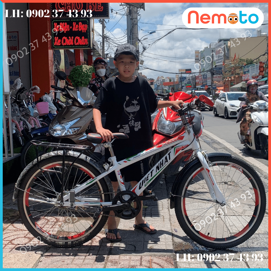 Xe Đạp Nam Việt Nhật Hàng Việt Nam Có Baga Size 24inch - Mã VN-NEW