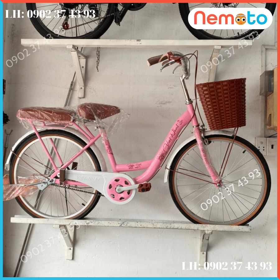 Xe Đạp Nữ Hàng Việt Nam khung sườn chắc chắn Size 20inch - Mã VN24