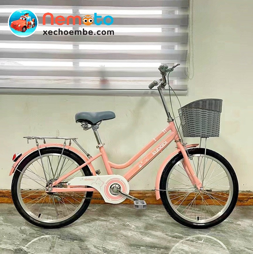 XE ĐẠP NỮ KUBABY 2 GIÓNG CHO BÉ GÁI HƠN 7 TUỔI - 20IN