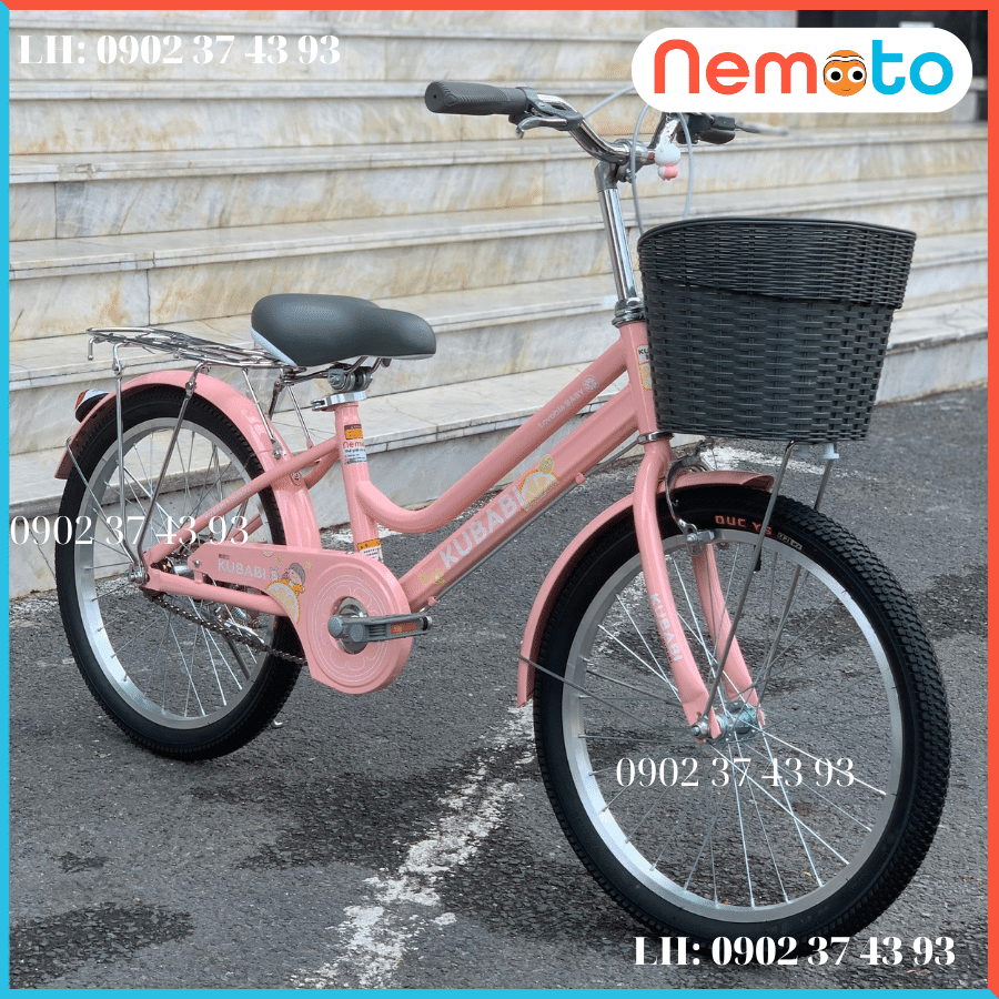Xe Đạp Nữ KUBABY 2 Gióng Chắc Chắn Size 20inch - Mã KUBABY 20