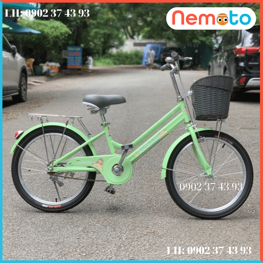 Xe Đạp Nữ KUBABY 2 Gióng Chắc Chắn Size 20inch - Mã KUBABY 20