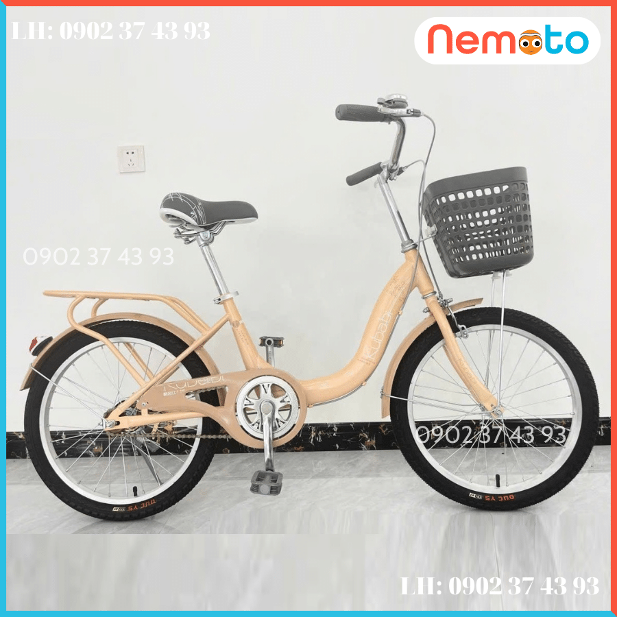 Xe Đạp Nữ 1 Gióng Cao Cấp Kubaby - Ky3 Size 20inch - Mã KY3