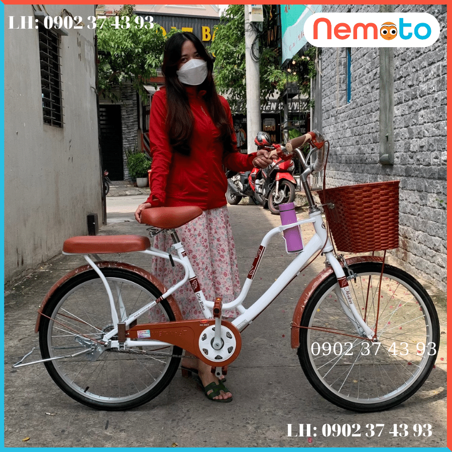 Xe Đạp Nữ Việt Nhật Mini Cao Cấp Size 24 inch - Mã LATE -VN2