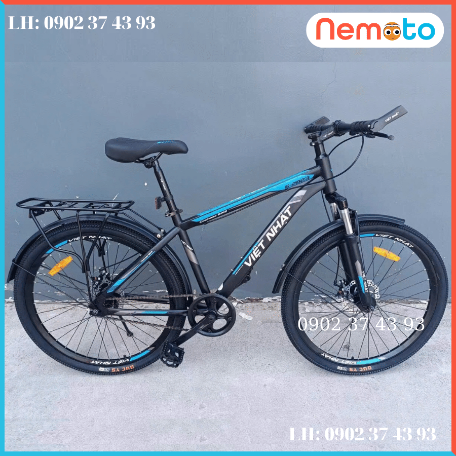 Xe Đạp Nam Việt Nhật - Hàng Việt Nam Cao Cấp Có Phuột,Thắng Đĩa Size 24inch - Mã DH3