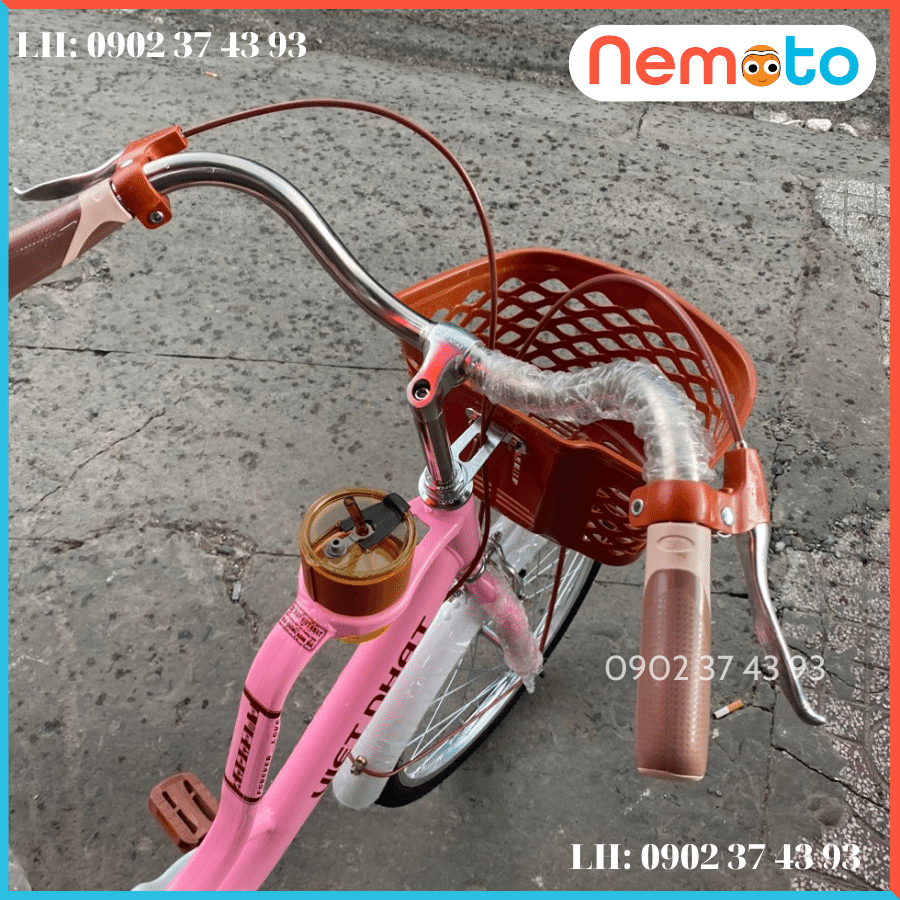 Xe Đạp Nữ Việt Nhật Mini Cao Cấp Size 24 inch - Mã LATE -VN2