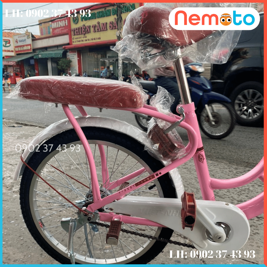 Xe Đạp Nữ Việt Nhật Mini Cao Cấp Size 24 inch - Mã LATE -VN2