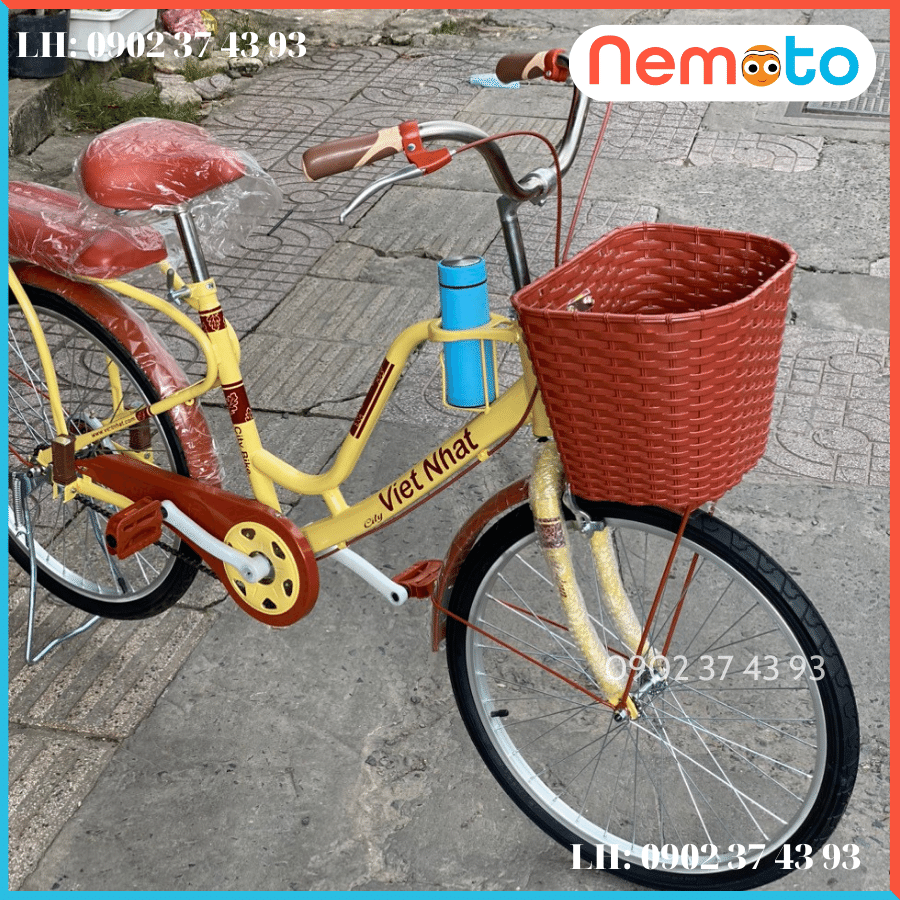 Xe Đạp Nữ Việt Nhật Mini Cao Cấp Size 24 inch - Mã LATE -VN2