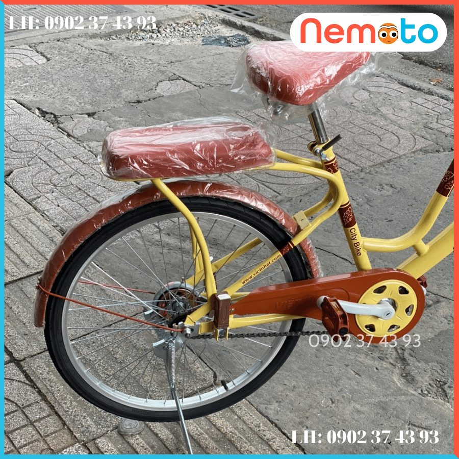 Xe Đạp Nữ Việt Nhật Mini Cao Cấp Size 24 inch - Mã LATE -VN2