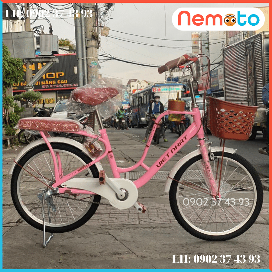 Xe Đạp Nữ Việt Nhật Mini Cao Cấp Size 24 inch - Mã LATE -VN2