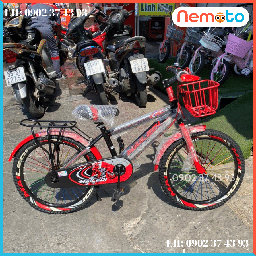 Xe Đạp Trẻ Em Kiểu 2 Sườn Kiểu Dáng Thể Thao Size 16inch - Mã MAI