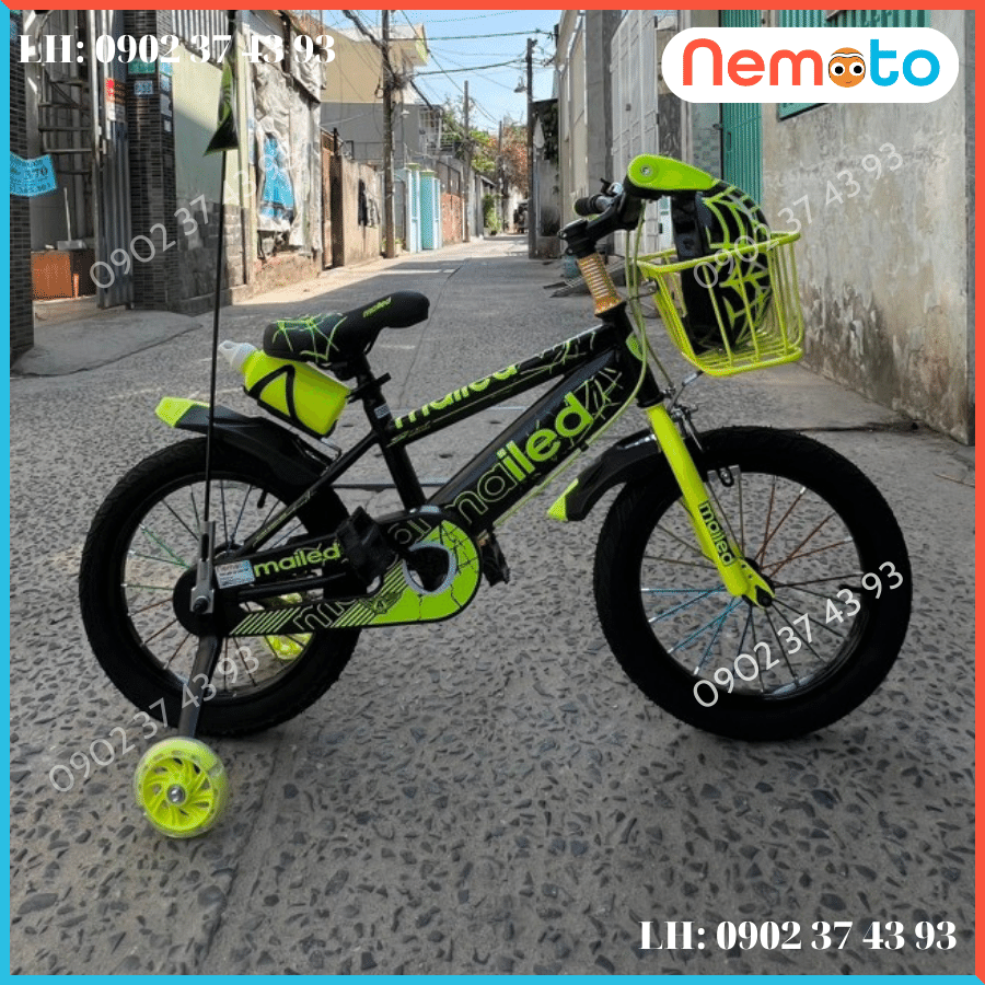 Xe Đạp Nam Thể Thao Địa Hình Tặng Nón BH + Lá Cờ Size 20inch - Mã Mai-Co
