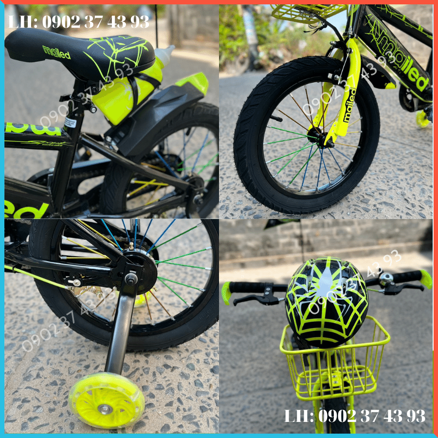 Xe Đạp Nam Thể Thao Địa Hình Tặng Nón BH + Lá Cờ Size 20inch - Mã Mai-Co