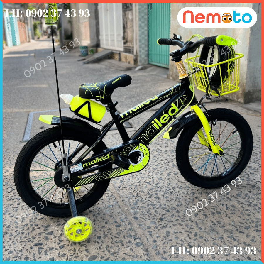 Xe Đạp Nam Thể Thao Địa Hình Tặng Nón BH + Lá Cờ Size 20inch - Mã Mai-Co