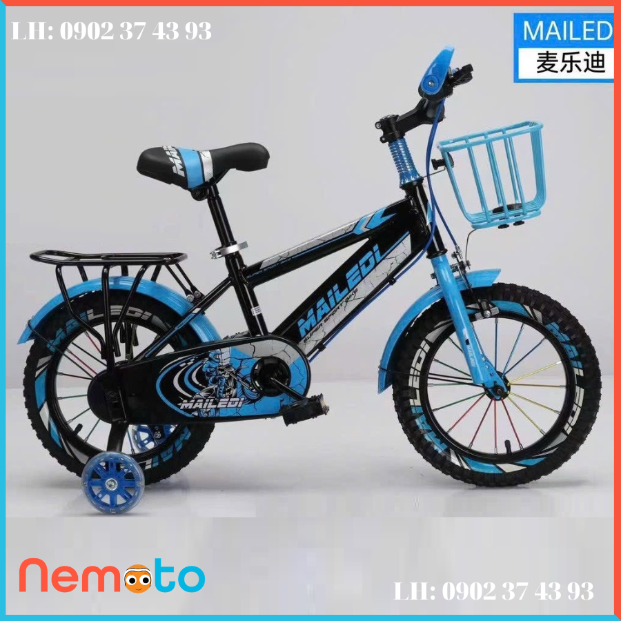 Xe Đạp Nam Kiểu 2 Sườn Kiểu Dáng Thể Thao, Kèm Giỏ