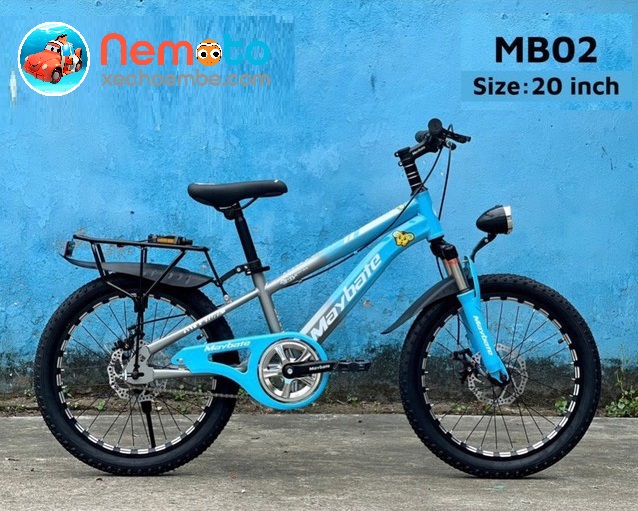 XE ĐẠP 20IN BÉ TRAI TỪ 8 TUỔI, CÓ BAGA - PHUỘT NHÚN MAY20