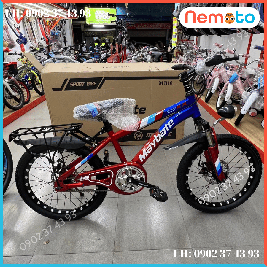Xe Đạp Nam Thể Thao Cao Cấp Kèm Đèn Size 24inch - Mã MAY24