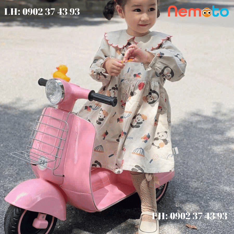 XE VESPA MINI DỄ THƯƠNG CHO BÉ