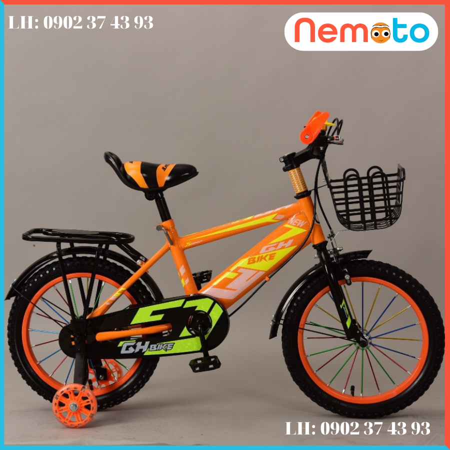 Xe Đạp Nam Khung Thể Thao MT Cho Bé Trai 4 Tuổi size 16in -  MT-16